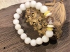 Natural white jade Bodhi bracelet, specification 11mm details Picture